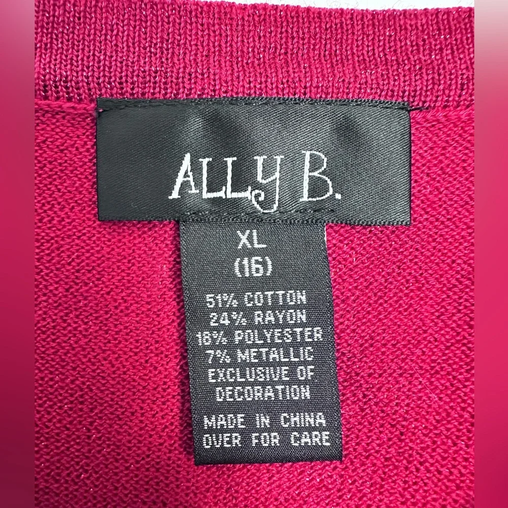 ALLY B Dress‎ Cardigan, Size X-LARGE